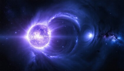 Wall Mural - stunning beautiful outer space background. sci-fi cosmic wallpaper.