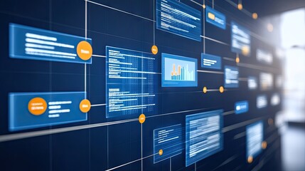 Poster - Modern Data Visualization with Graphs and Information Overlays