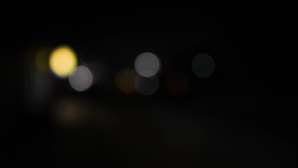 Background dark night blur bokeh road light effect