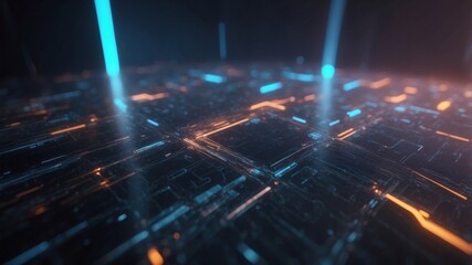 Canvas Print - Background sci-fi material