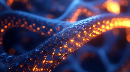 3D rendering of an abstract close up shot background