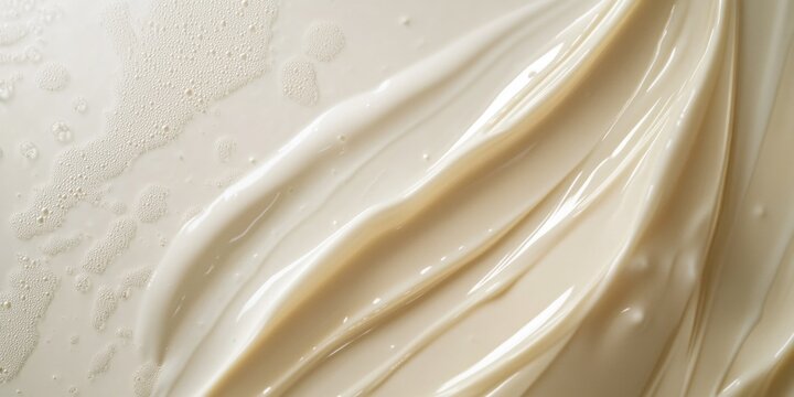 close up of smooth cream texture