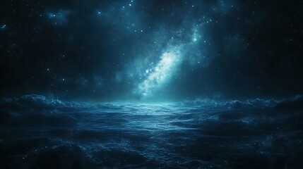 Beautiful night sky with stars and the Milky Way galaxy space background