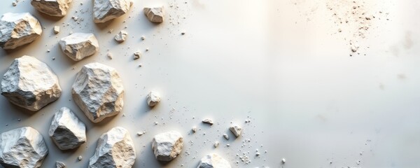 Leinwandbilder - Abstract grunge photo background. White rocks, dust. Grunge effect. Aged photo editor layer. Suitable for abstract backgrounds. Ideal for nature tech themes. Modern style. Trendy design. Versatile