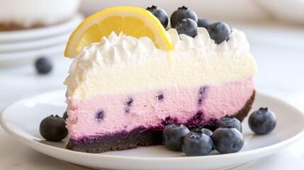 Sticker - Lemon Blueberry Mousse Cheesecake