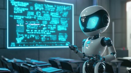 Poster - Futuristic Robot Teaching in a Modern Classroom Environment
