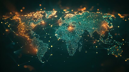 Poster - Abstract viewpoint on global iot connectivity and digital network visualization