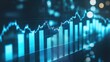 © TopMedia - Abstract Financial Graph with Blue Color Tones for Data Analysis