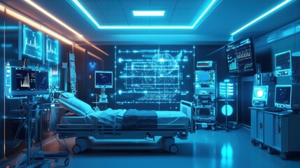 Poster - Enhancing patient care in a smart hospital room with iot connections