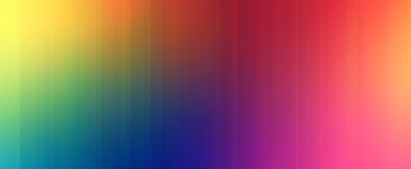 Poster - Vibrant Rainbow Gradient Background Abstract Colorful Spectrum Design Banner Creative Copy Space