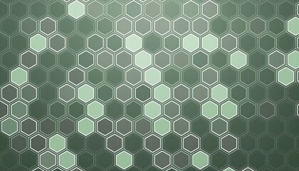 Poster - Hexagons pattern. Geometric abstract background with simple hexagonal elements