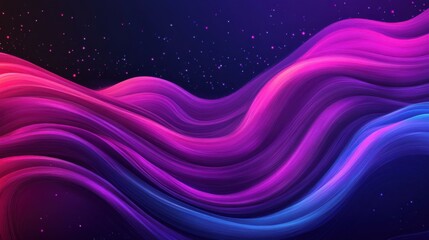 Poster - Dynamic Abstract Water Stream Composition
