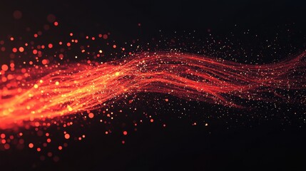 Poster - Abstract Burst of Light Through Fiber Optics