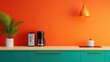 © Aniwat - Cozy Kitchen Corner with Coffee Maker and Bright Colors