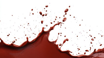 Poster - Dynamic Splash of Coffee with Bold Gradients