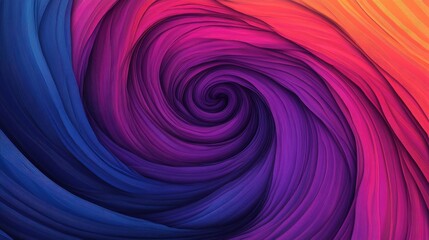 Poster - Dynamic Cosmic Swirl in Vibrant Colors