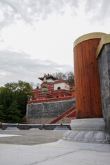 Wall Mural - Tibetan Architecture Scenery of Summer Palace in Beijing.