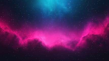 Poster - Minimalist Nebula Patterns in Galactic Horizon