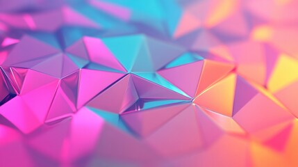 Poster - Futuristic Holographic Glass Concept Design