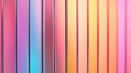 Poster - Vibrant Holographic Glass Concept Background