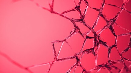 Poster - Abstract Shattered Glass with Dynamic Effect