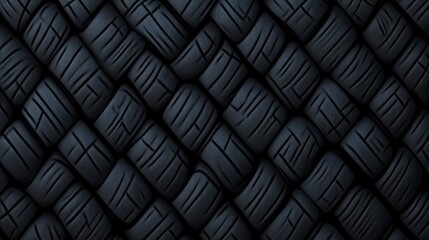 Poster - Intricate Tire Tread Patterns in Abstract Design