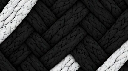Poster - Intricate Black and White Tire Tread Design Vector Art