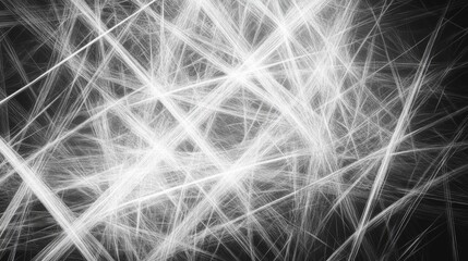 Poster - Abstract Light Lines in Monochrome Style for Modern Background Design