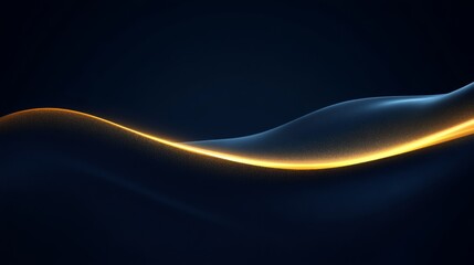 Aufkleber - Abstract Flow of Light and Dark Waves in a Digital Space