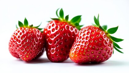 Wall Mural -  Freshly picked strawberries ready to be enjoyed