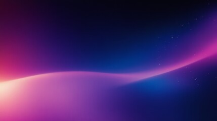 Poster - Abstract Dark Blue to Light Purple Gradient Background with Grainy Texture Soft Blend Design