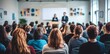 © zong - Lecture Hall Presentation with Male Speaker and Engaged Audience in University Workshop
