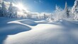 © 楠 刘 - Bright winter landscape from Finland, showcasing pristine snow-covered scenery, clear skies, and serene atmosphere typical of the Finnish winter, captured with professional photographic quality