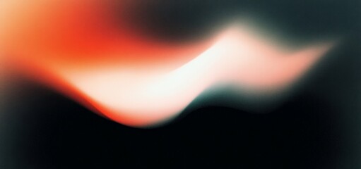 Poster - Abstract Gradient Digital Artwork Poster Background Red White Black Teal Gray Color Wave Texture Design
