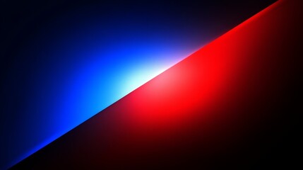 Poster - Abstract Background with Red and Blue Neon Light and Gradient Effect