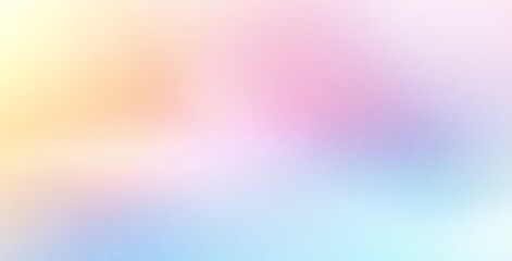 Aufkleber - Pastel Gradient Background Dreamy Soft Colors Calm Abstract Digital Watercolor