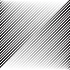 Aufkleber - abstract monochrome geometric gradient diagonal line pattern can be used background.