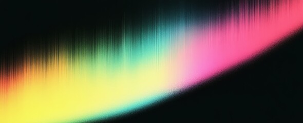 Poster - Abstract Vibrant Color Gradient Design with Grainy Background and Glowing Effect