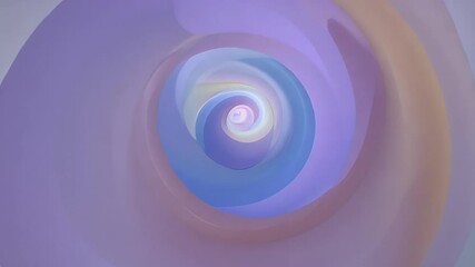 Wall Mural - Abstract swirl pattern in soft pastel colors creating a calming visual effect.