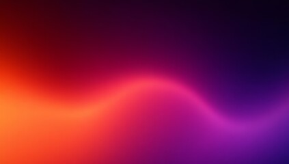 Poster - Gradient Background with Deep Purple to Bright Orange Soft Blurry Effect Abstract Colors