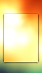 Poster - Abstract Gradient Background Square Frame Warm Colors
