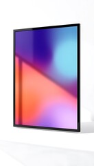 Poster - Abstract Gradient Artwork Displayed on Modern Black Frame