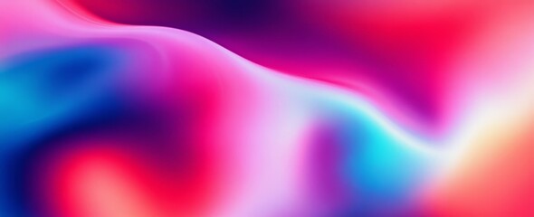 Poster - Abstract Colorful Gradient Flow Liquid Background Pink Purple Blue Teal Vibrant Art Design