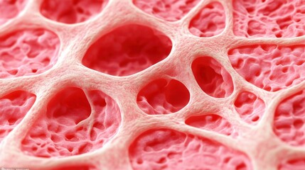 Aufkleber - Biological tissue structure microscopic view science laboratory cellular composition