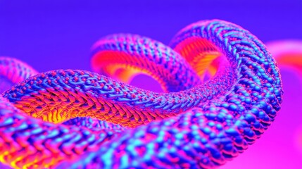 Aufkleber - Dynamic abstract design studio digital art vibrant colors close-up view innovation