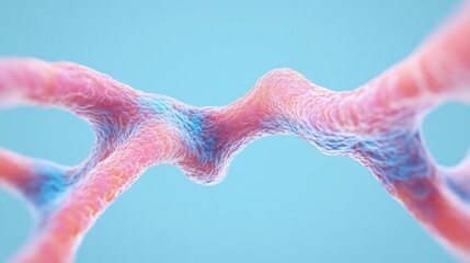 Poster - Intricate biological networks exploring cellular biology through digital art