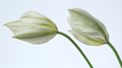 Wall Mural - tulip isolated on white