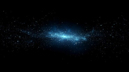 Wall Mural - Dark backdrop with a blue gradient glow, subtle grainy noise texture effect, creating a modern and atmospheric banner design
