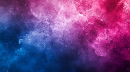 Wall Mural - Vibrant pink, magenta, blue, and purple gradient with a grainy texture, creating a dynamic and colorful web banner or header design