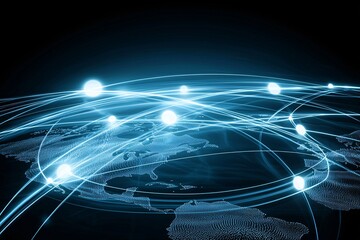 Poster - profit margins increasing through market expansion, distribution networks thriving with global commerce